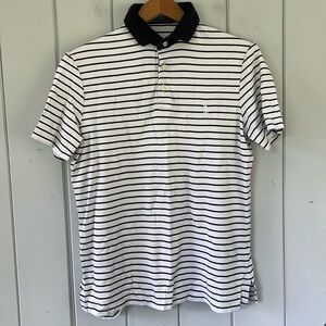 Polo Ralph Lauren Men’s Polo Shirt Black White Size Medium Short Sleeve